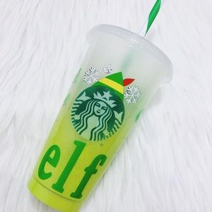 Starbucks Venti Cold Cup 24oz, Buddy Elf